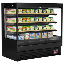 Открытая холодильная витрина GGM Gastro WKBL158E (Black)