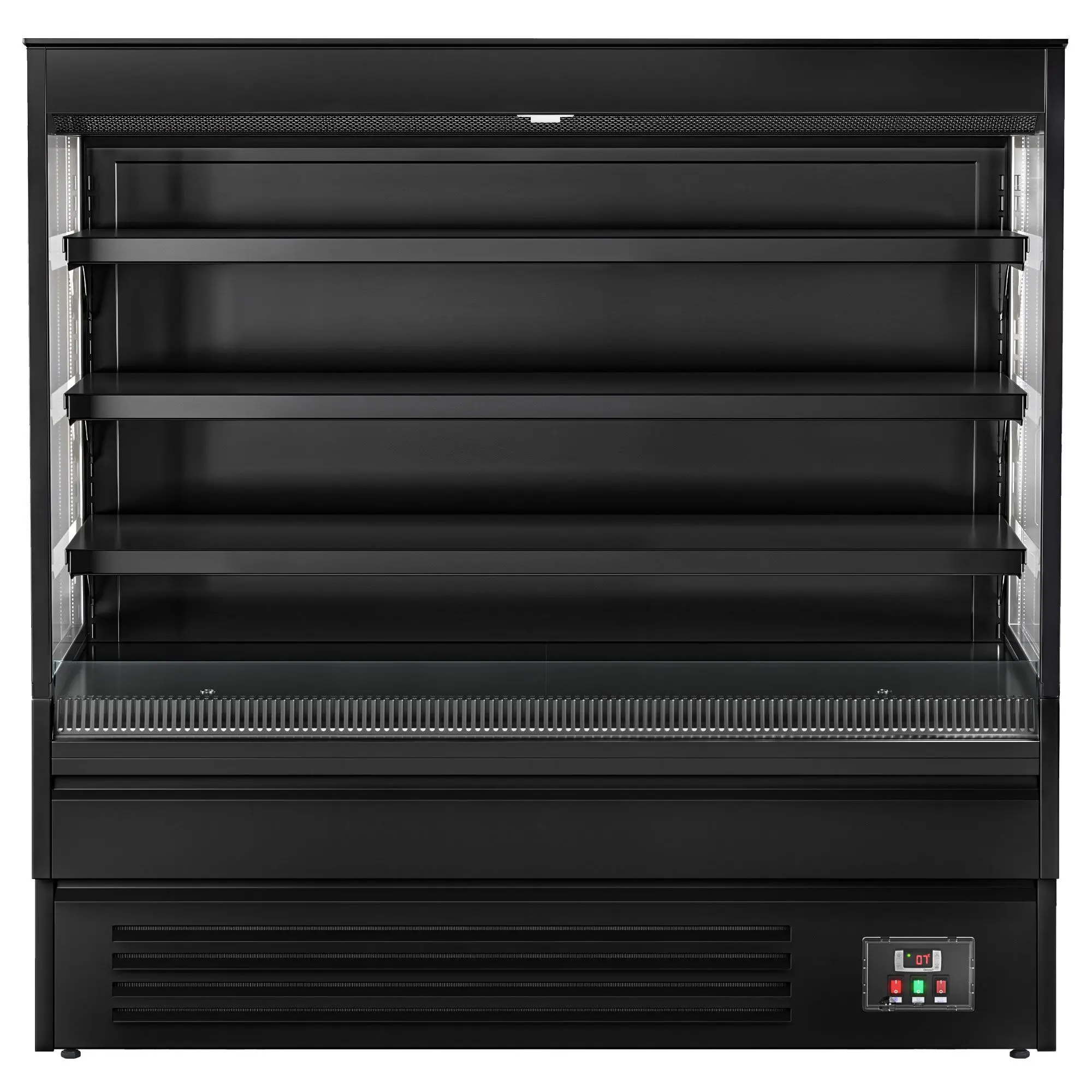 Открытая холодильная витрина GGM Gastro WKBL158E (Black) - 5