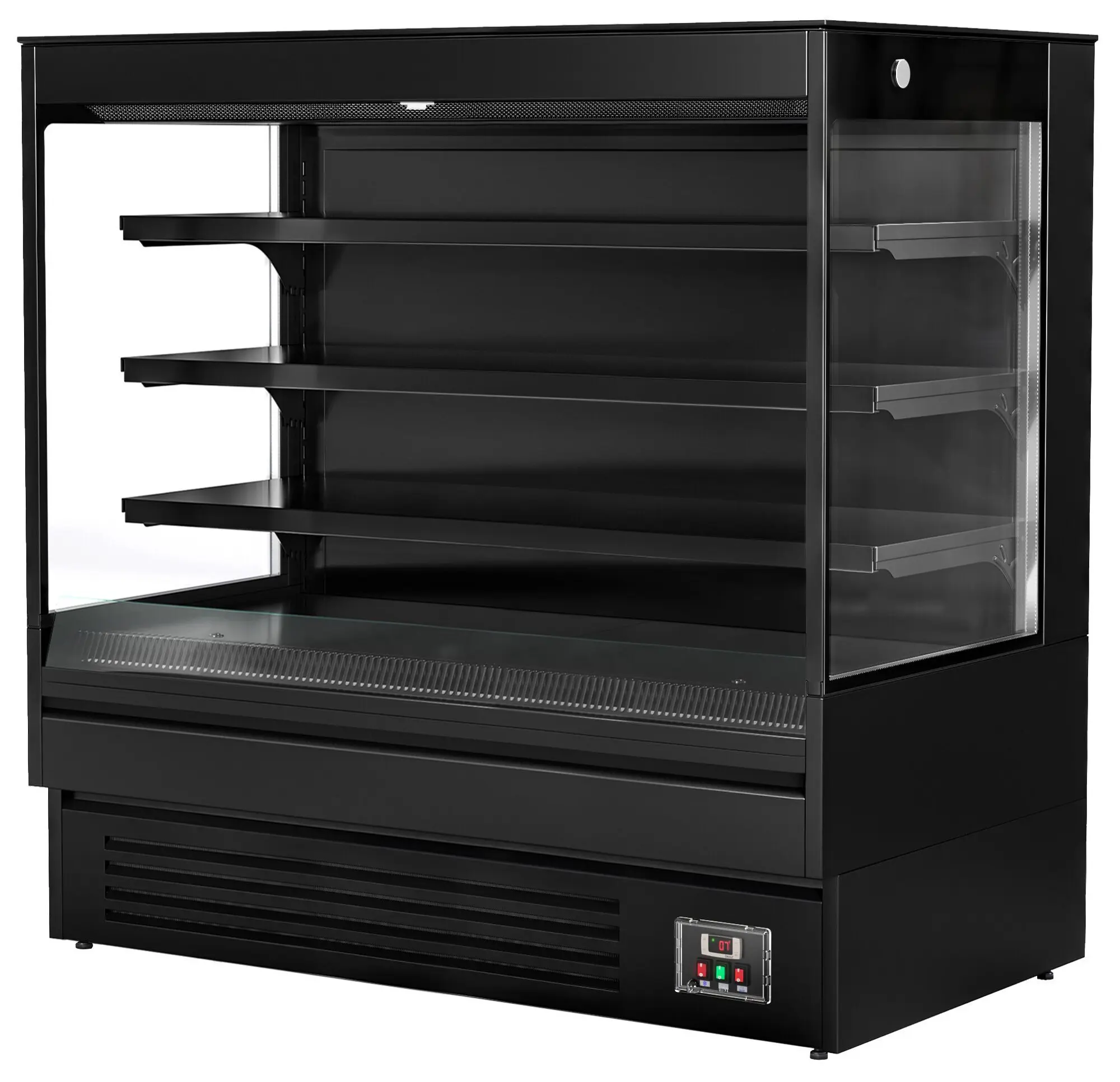Открытая холодильная витрина GGM Gastro WKBL158E (Black) - 6