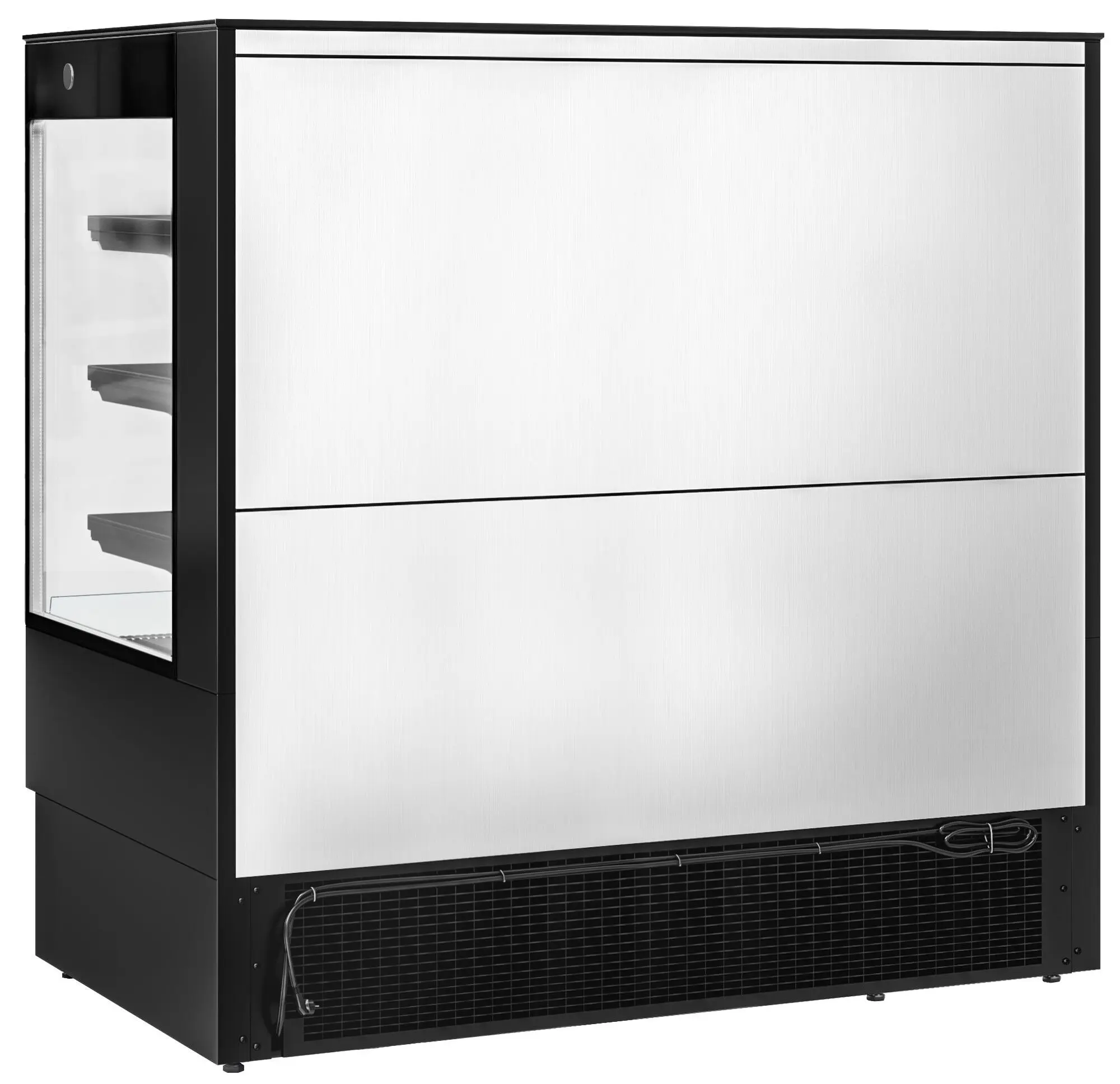 Открытая холодильная витрина GGM Gastro WKBL158E (Black) - 7