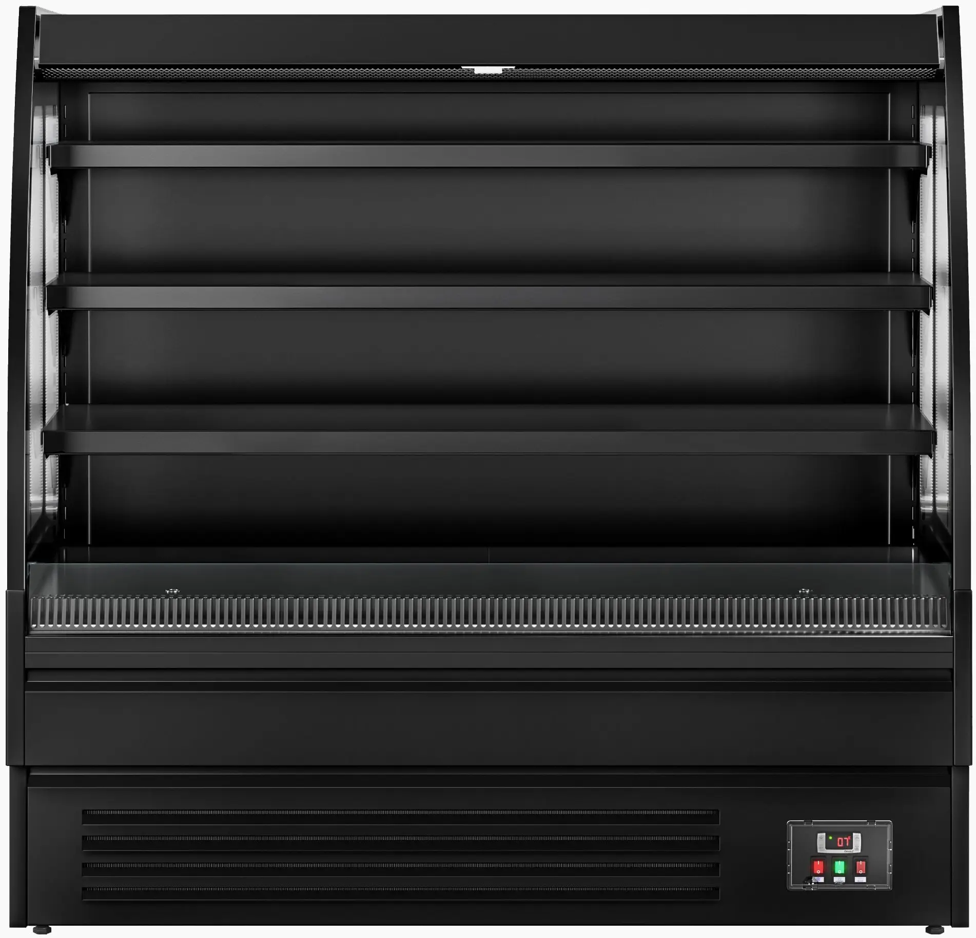 Vitrina frigorifica deschisa GGM Gastro WKBL158R (Black) - 2