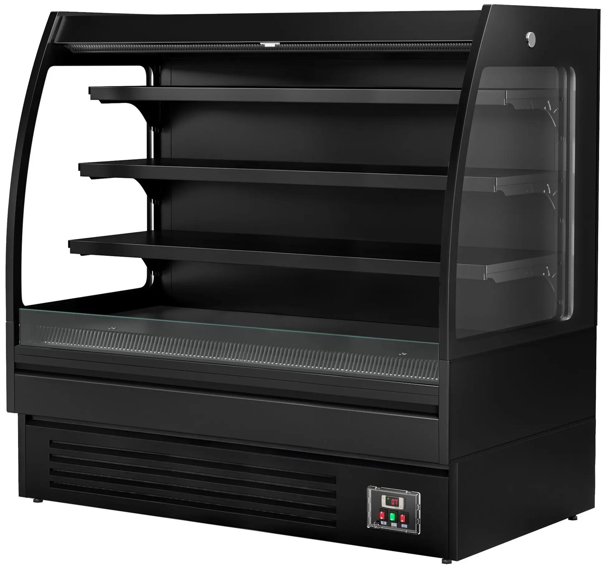 Vitrina frigorifica deschisa GGM Gastro WKBL158R (Black) - 3