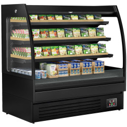 Vitrina frigorifica deschisa GGM Gastro WKBL158R (Black)