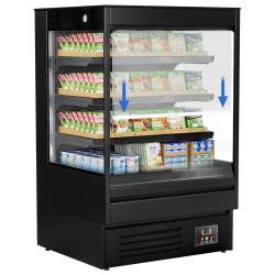 Открытая холодильная витрина GGM Gastro WKBL98E (Black) Thumb