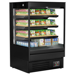 Открытая холодильная витрина GGM Gastro WKBL98E (Black)