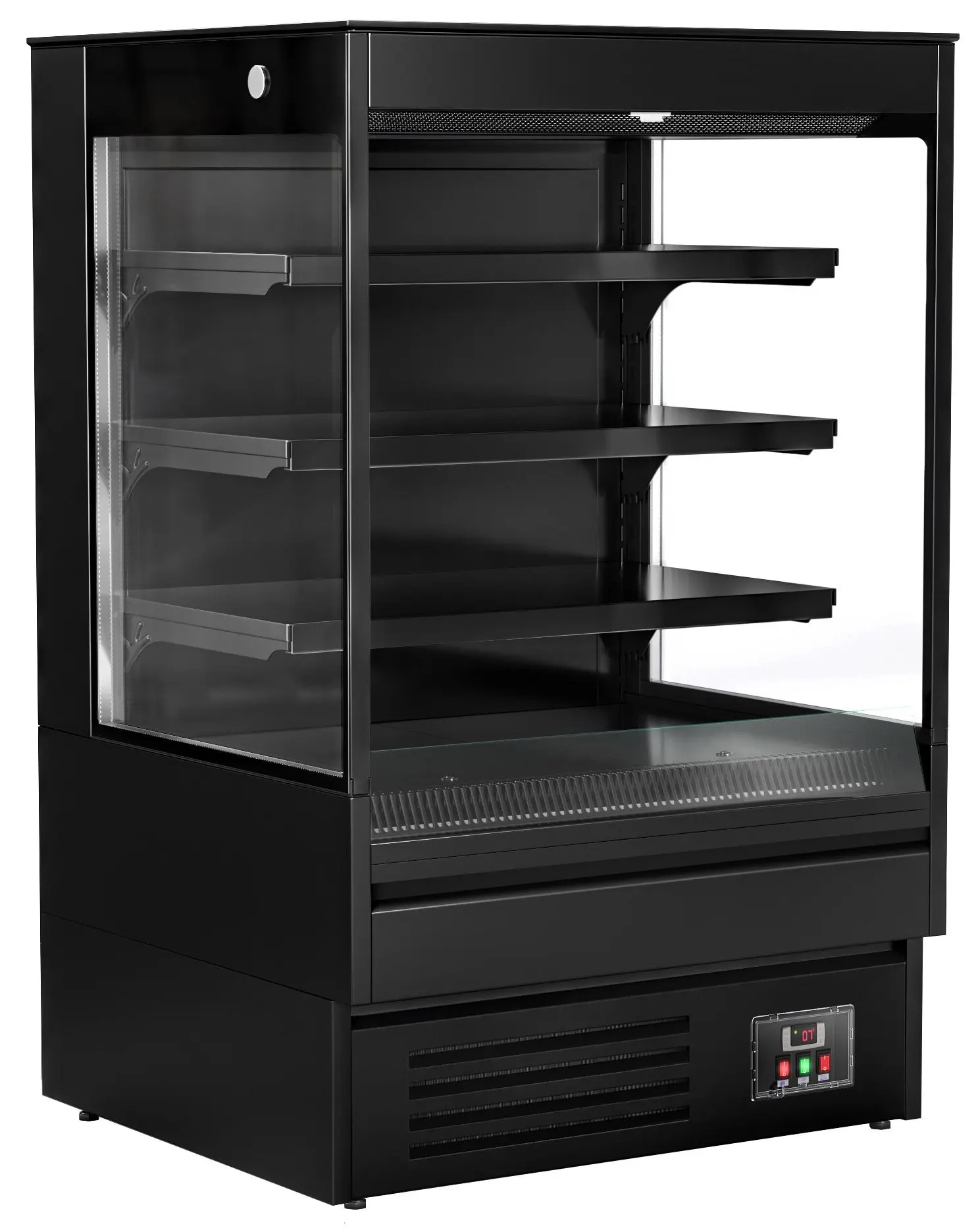 Открытая холодильная витрина GGM Gastro WKBL98E (Black) - 4