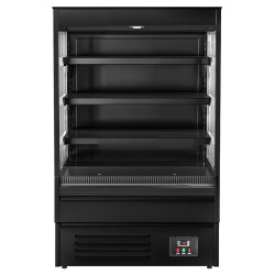 Открытая холодильная витрина GGM Gastro WKBL98E (Black) Thumb