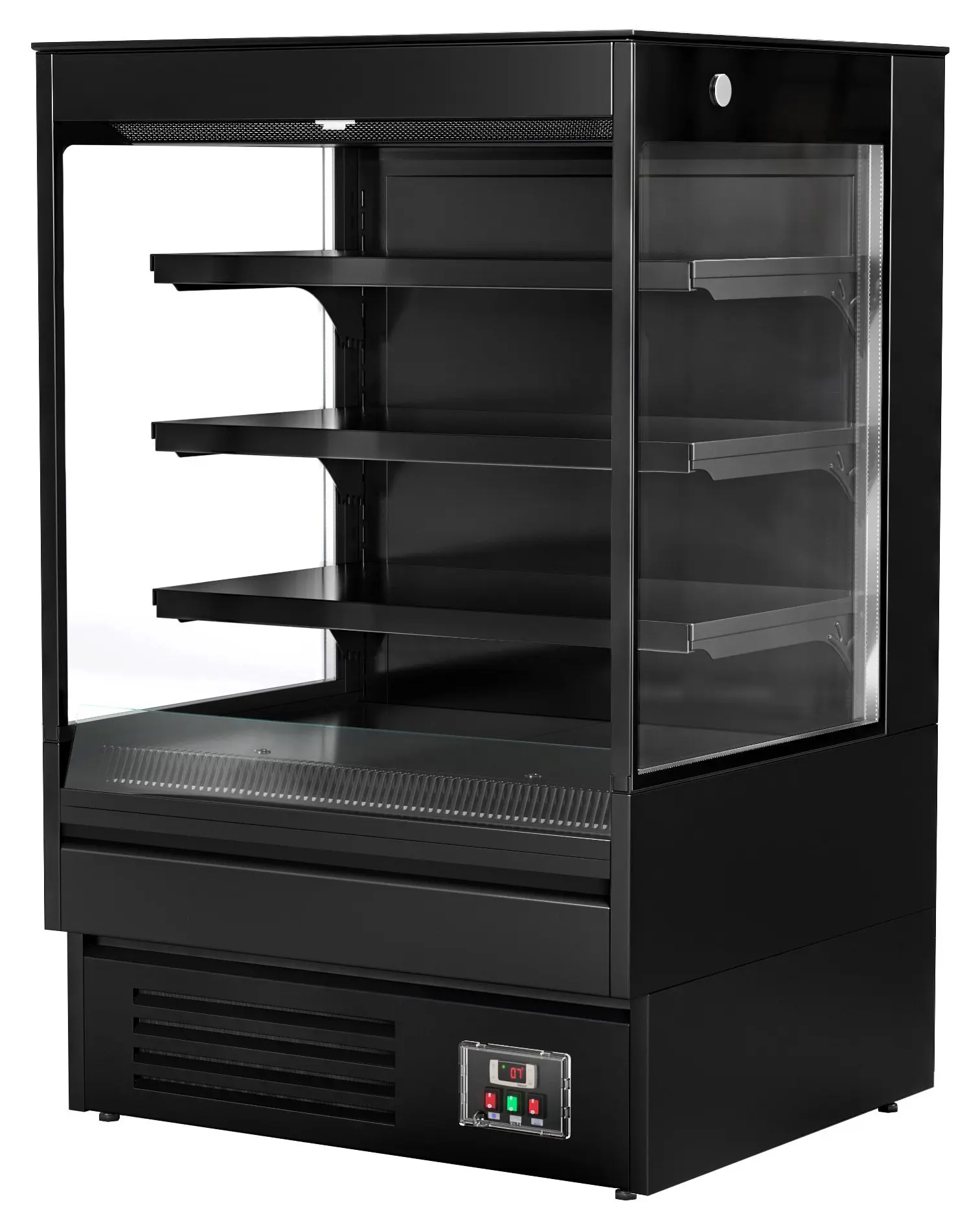 Открытая холодильная витрина GGM Gastro WKBL98E (Black) - 6