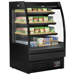 Открытая холодильная витрина GGM Gastro WKBL98R (Black)