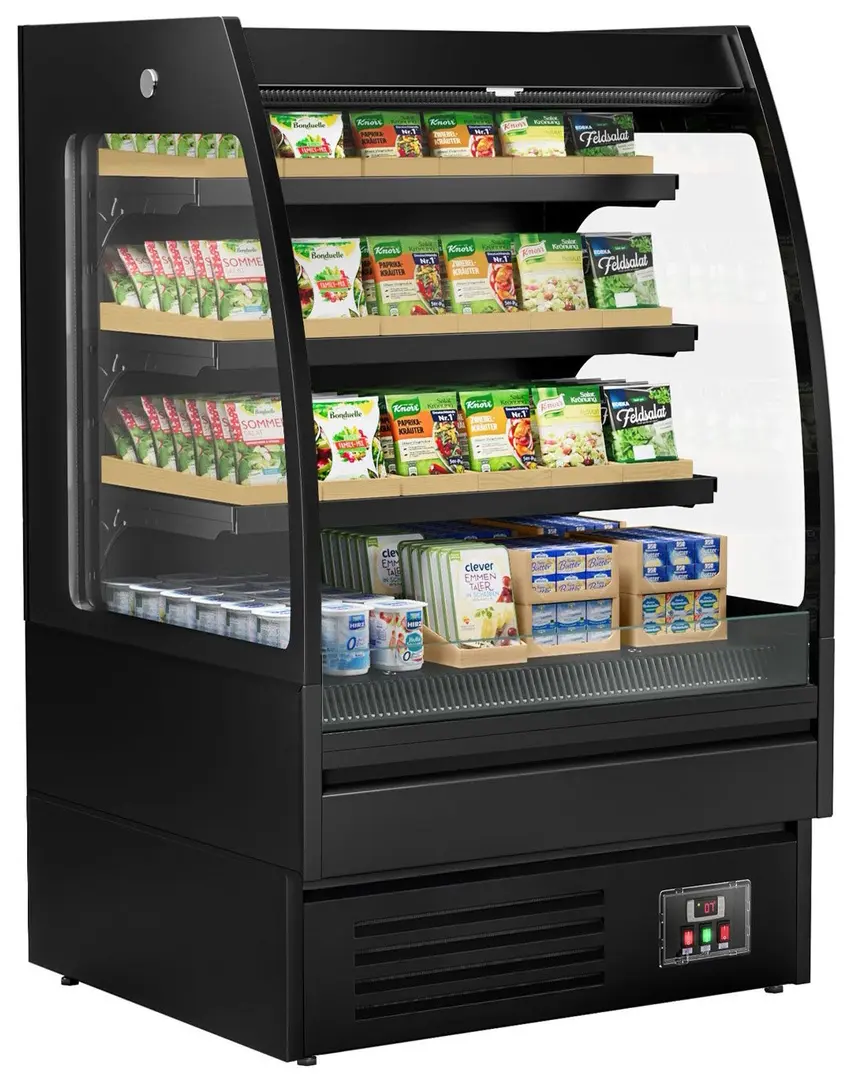Vitrina frigorifica deschisa GGM Gastro WKBL98R (Black)