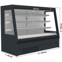 Vitrina frigorifica deschisa GGM Gastro WKI1281S (Black) Thumb