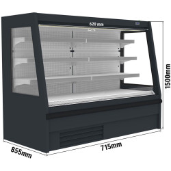 Vitrina frigorifica deschisa GGM Gastro WKI681S (Black) Thumb