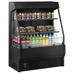 Открытая холодильная витрина GGM Gastro WKRS1220 (Black)