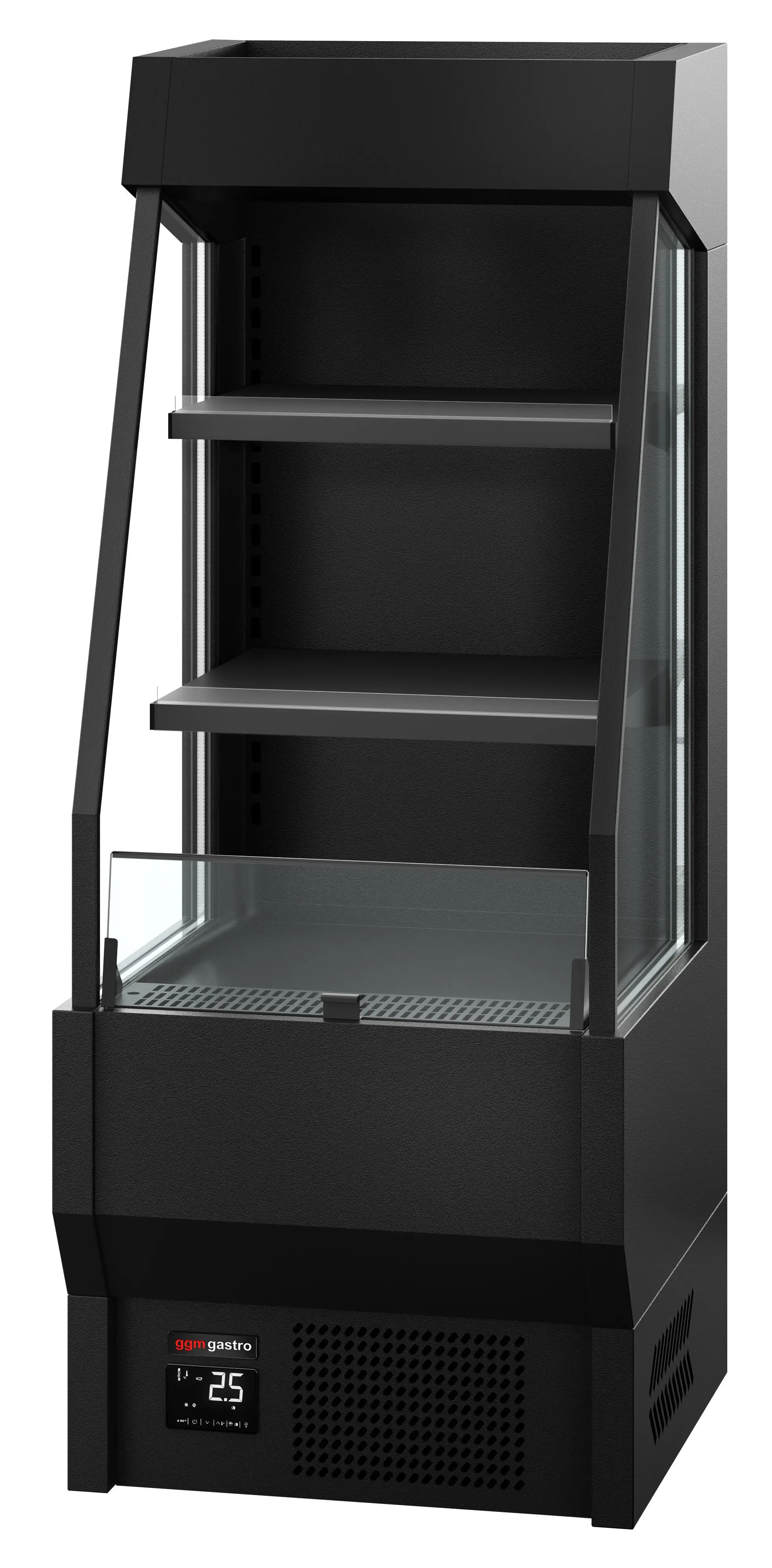 Открытая холодильная витрина GGM Gastro WKRS660 (Black) - 4