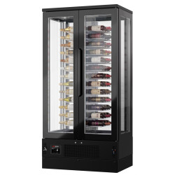 Винная холодильная витрина GGM Gastro WKF120 (Black) Thumb
