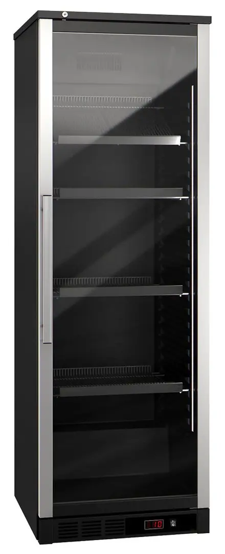 Винная холодильная витрина GGM Gastro WKFA400 (Black/Silver)