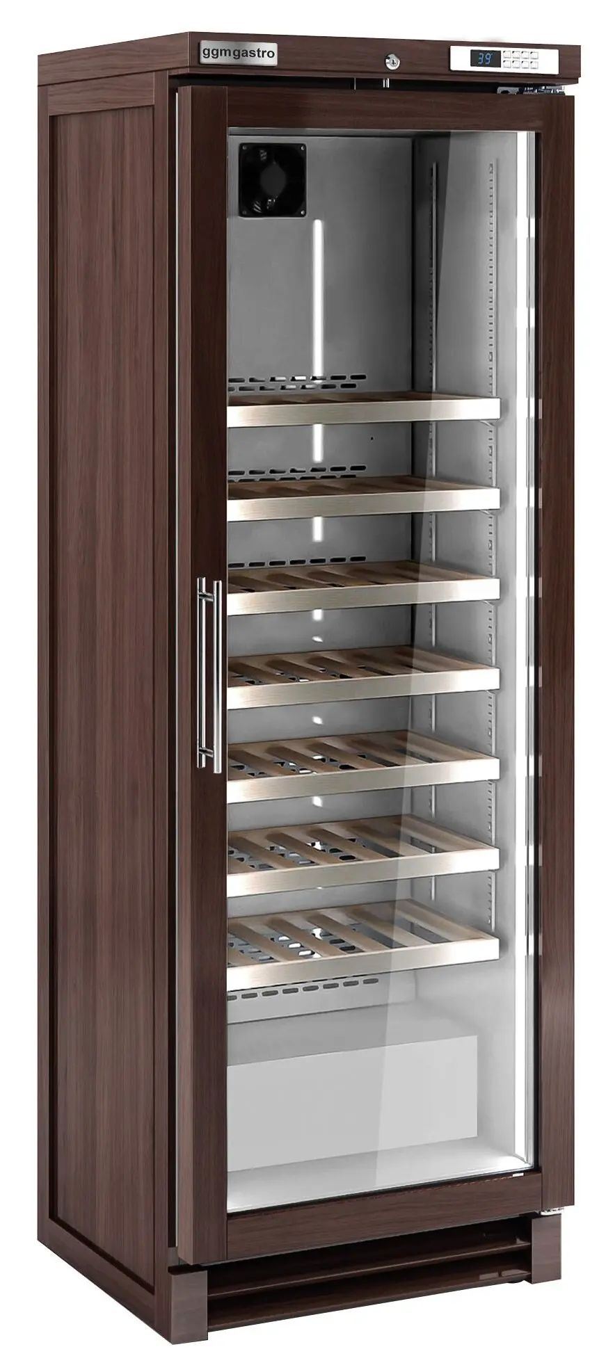 Винная холодильная витрина GGM Gastro WKI350 (Brown) - 2