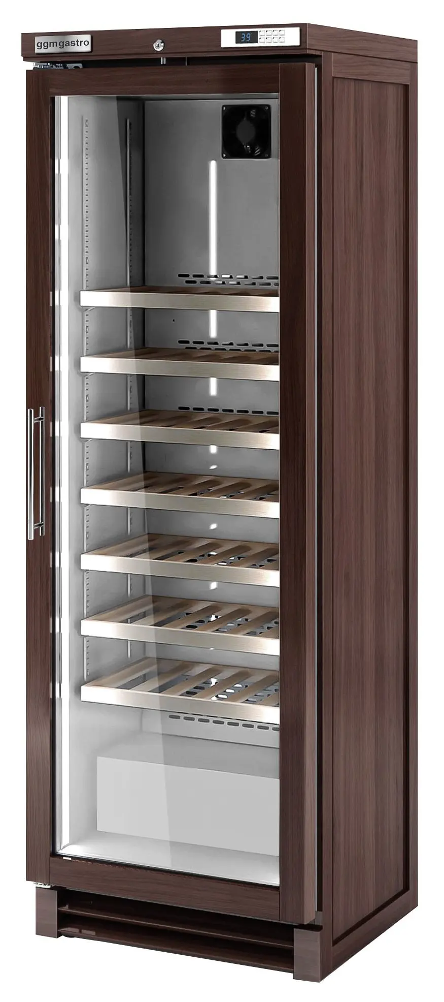 Винная холодильная витрина GGM Gastro WKI350 (Brown) - 3