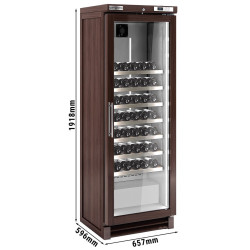 Винная холодильная витрина GGM Gastro WKI350 (Brown) Thumb