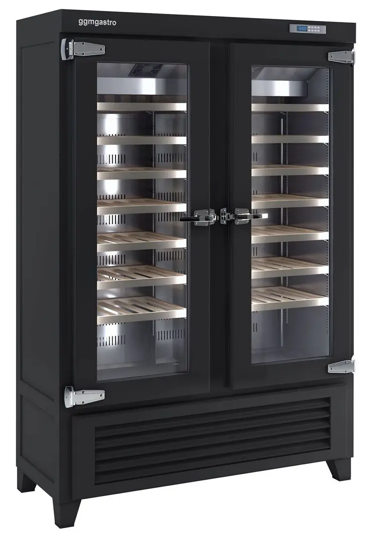 Винная холодильная витрина GGM Gastro WKI640S (Black)