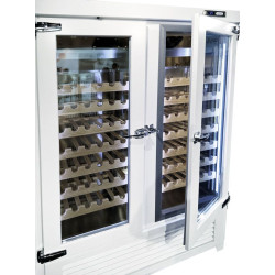 Винная холодильная витрина GGM Gastro WKI640W (White) Thumb