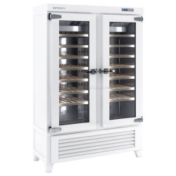 Винная холодильная витрина GGM Gastro WKI640W (White)