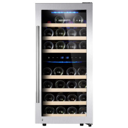 Винная холодильная витрина GGM Gastro WKM100ES-2N (Black/Silver) Thumb