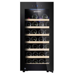 Винная холодильная витрина GGM Gastro WKM100S-1N (Black) Thumb