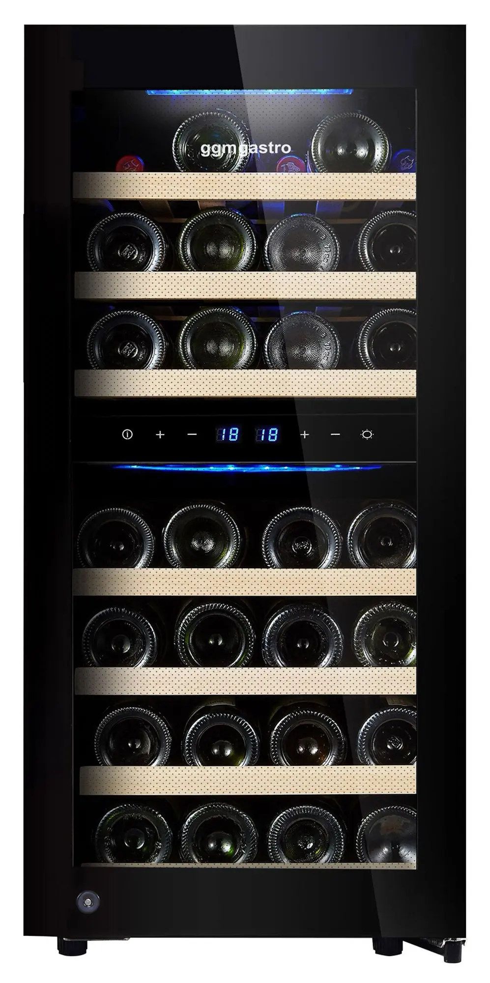 Винная холодильная витрина GGM Gastro WKM100S-2N (Black) - 3