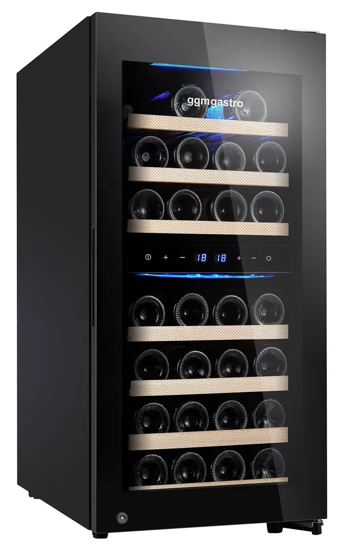 Винная холодильная витрина GGM Gastro WKM100S-2N (Black)