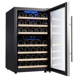 Винная холодильная витрина GGM Gastro WKM120ES-2N (Black/Silver) Thumb