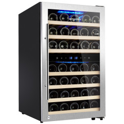 Винная холодильная витрина GGM Gastro WKM120ES-2N (Black/Silver)