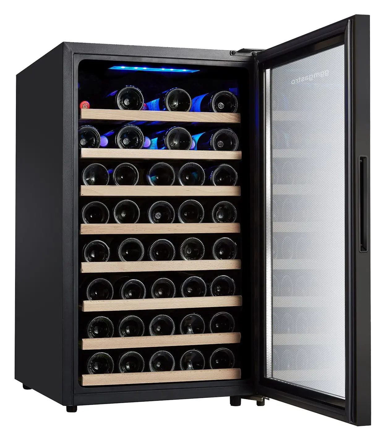 Винная холодильная витрина GGM Gastro WKM120S-1N (Black) - 2