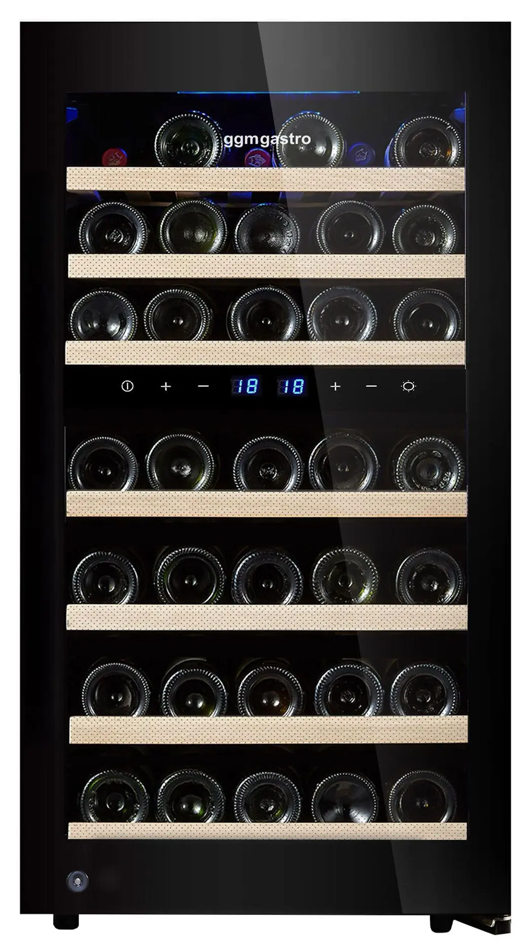 Vitrina frigorifica de vinuri GGM Gastro WKM120S-2N (Black) - 3