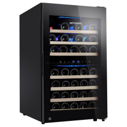 Винная холодильная витрина GGM Gastro WKM120S-2N (Black)