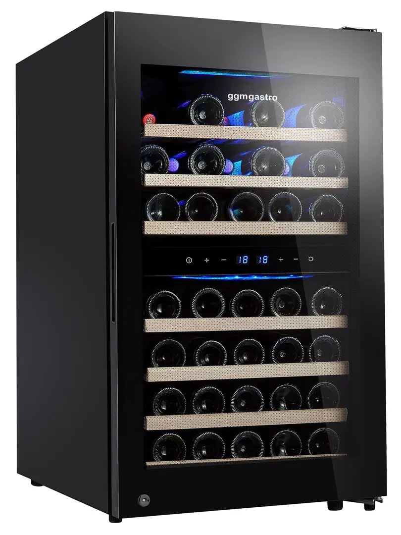 Vitrina frigorifica de vinuri GGM Gastro WKM120S-2N (Black)