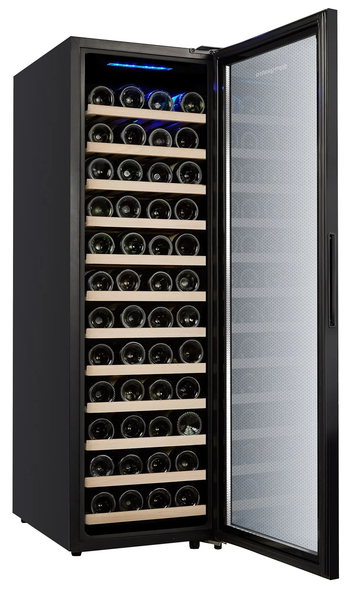 Винная холодильная витрина GGM Gastro WKM160S-1N (Black) - 2