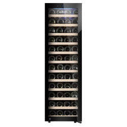 Винная холодильная витрина GGM Gastro WKM160S-1N (Black) Thumb