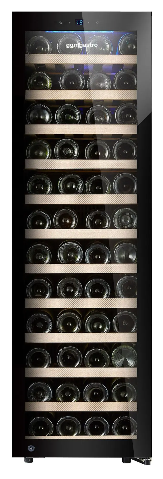 Винная холодильная витрина GGM Gastro WKM160S-1N (Black) - 3