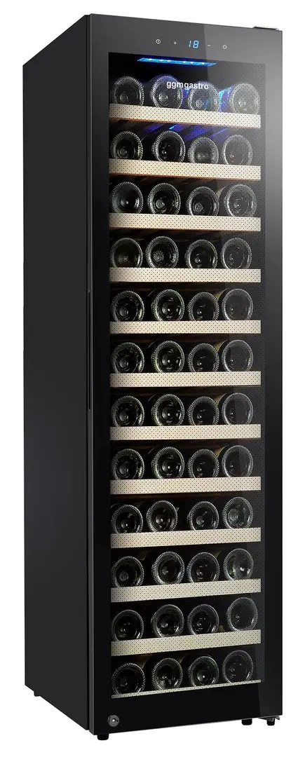 Винная холодильная витрина GGM Gastro WKM160S-1N (Black)