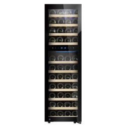 Винная холодильная витрина GGM Gastro WKM160S-2N (Black) Thumb