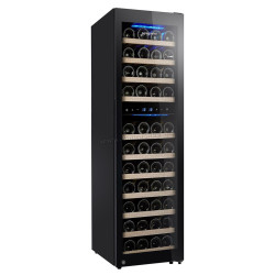 Винная холодильная витрина GGM Gastro WKM160S-2N (Black)