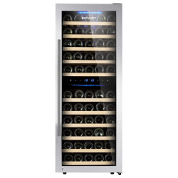 Винная холодильная витрина GGM Gastro WKM200ES-2N (Black/Silver) Thumb