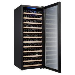 Винная холодильная витрина GGM Gastro WKM200S-1N (Black) Thumb