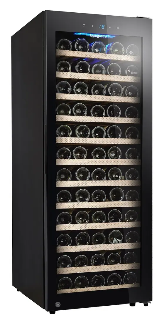 Винная холодильная витрина GGM Gastro WKM200S-1N (Black)
