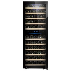 Винная холодильная витрина GGM Gastro WKM200S-2N (Black) Thumb