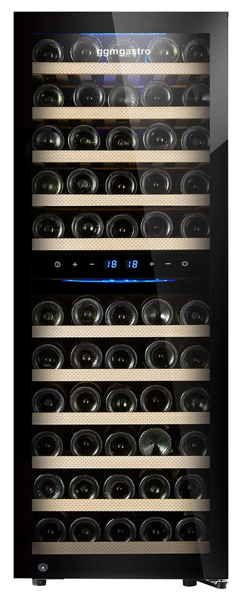 Винная холодильная витрина GGM Gastro WKM200S-2N (Black) - 3