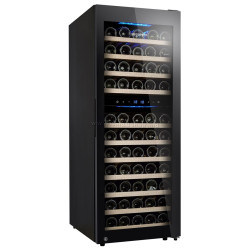 Винная холодильная витрина GGM Gastro WKM200S-2N (Black)