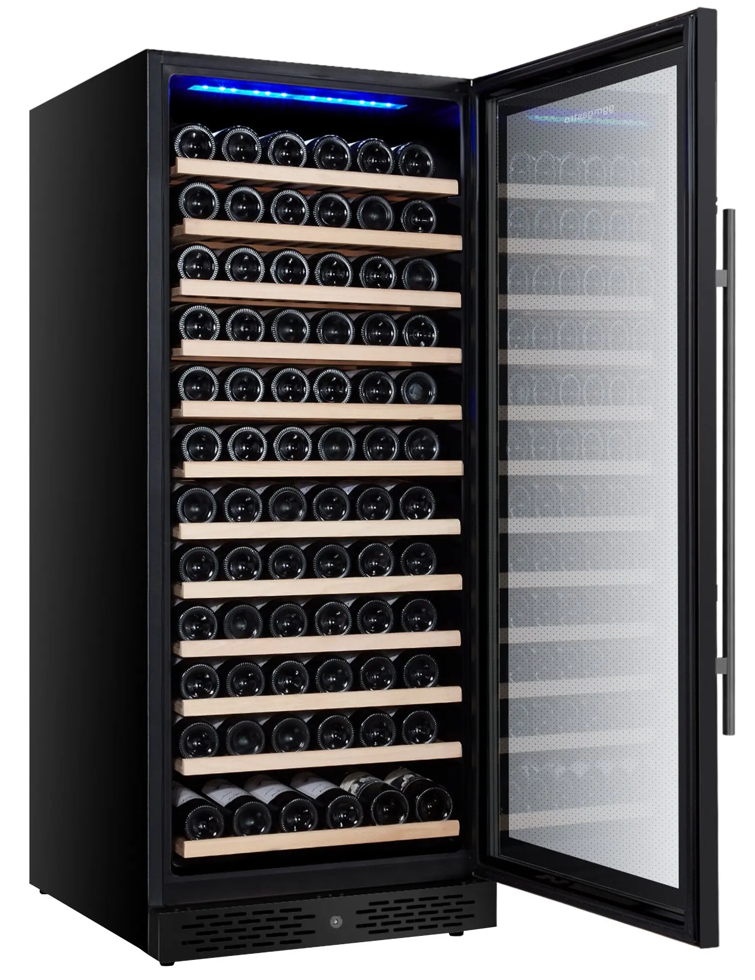 Винная холодильная витрина GGM Gastro WKM350S-1N (Black) - 2