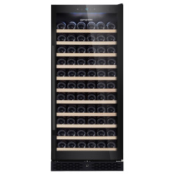 Винная холодильная витрина GGM Gastro WKM350S-1N (Black) Thumb